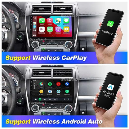 for Toyota Camry 2012 2013 2014 Radio Stereo Wireless Carplay Auto - color: 4GBRAM+64GBROM