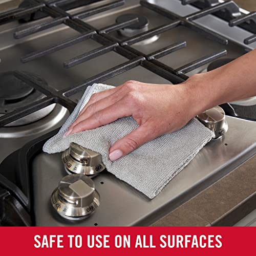 Rubbermaid All Purpose Microfiber Cleaning Cloth Towels, 50 Pack, 12"x12", Non-Scratch, Reusable/Washable for Cleaning/Wiping/Polishing for Home/Kitchen/Car - size: 50-Pack