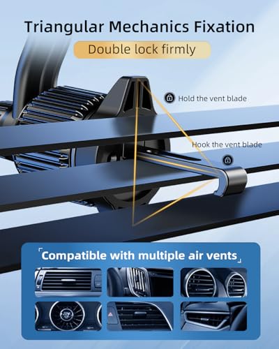 Long Arm Car Phone Mount for Samsung Galaxy Z Fold 8 Ultra 8 7 6 5 4 3 Accessories - Tablet Holder for Car Air Vent, 360° Rotatable Fit for iPad mini Pro Air Pixel Fold and More 4-12.9" Device - style: Air Vent-Long Arm