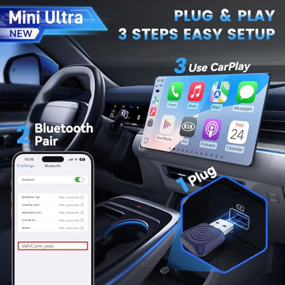 Carlinkit Mini Ultra 1 – Wireless CarPlay & Android Auto Adapter