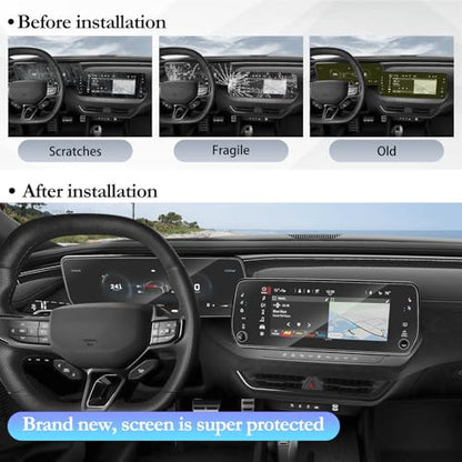 SKTU 4PCS for 2024 2025 2026 2027 Dodge Charger Screen Protector Ultra HD - color: 4Pcs for 2024-2027 Charger