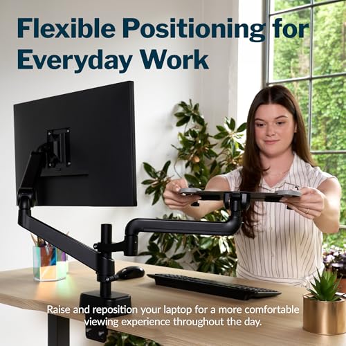 Vari Laptop Holder for Monitor Arm – Black - size: Laptop Holder