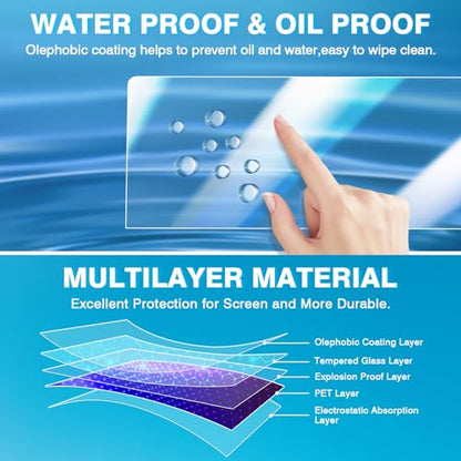 Karltys [Upgrade 2 Pack Screen Protector for [No Glare & Fingerprint] Tempered Glass Toyota Camry LE/SE 2025 2026 8-Inch - size: 8-Inch 2025 +Toyota Camry
