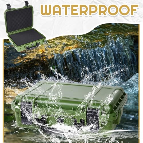 Relaxweex 8.5 x 6.5 x 3.7 Inch Hard Case, Grid Shell, Green - color: Green, size: 8.5 x 6.5 x 3.7 Inch, style: Grid Shell