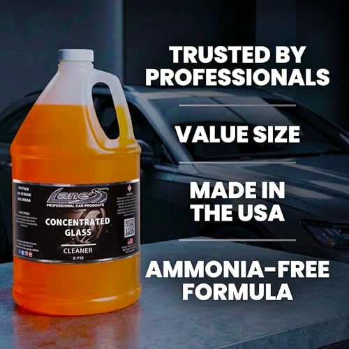 LANE'S Concentrated Auto Glass Cleaner for Cars | 1 Gallon (Pack of 1) - size: 128 Fl Oz (Pack of 1)