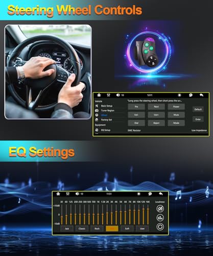 Single Din Car Stereo:Wireless Apple CarPlay Car Radio with Bluetooth 5.2