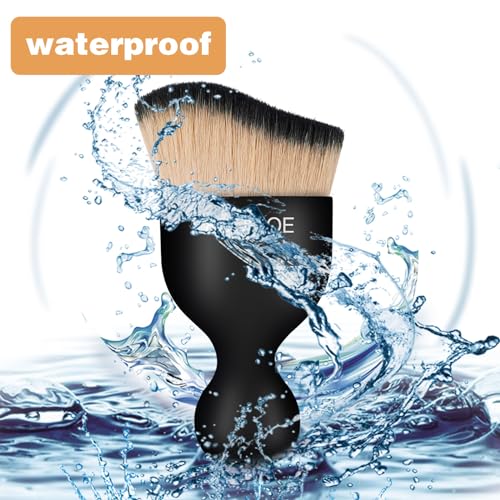 Car Detailing Brush for Interior Dusting and Air Vents,BK Brown - color: Brown Black