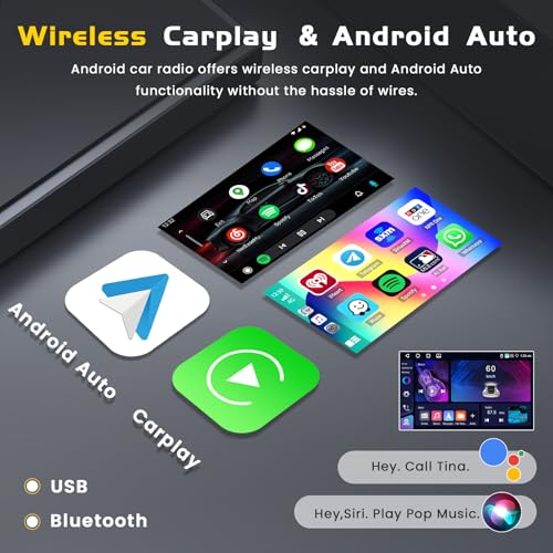 Android Car Stereo for Toyota Matrix Radio 2003-2004 CarPlay Android Auto