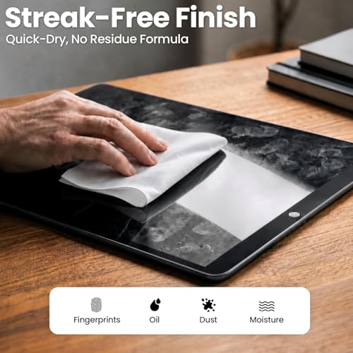 EVEO Electronic Wipes Screen Cleaner - Screen Wipes TV Screen Cleaner Wipes, Computer Screen Wipes, Laptop Screen Cleaner, ipad & Monitor Cleaner, Screen Cleaning Wipes (6 pack (180 wipes)) - size: 1 Count (Pack of 180)