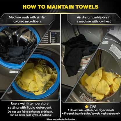 Meguiar's Supreme Shine Microfiber Towels, 6 Pack - size: 6 Microfiber Towels