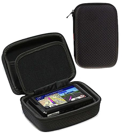 Navitech Black Hard GPS Carry Case Compatible with Garmin DriveSmart 66 EX 6 Inch GPS