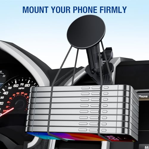 Surfcabin CNC Magnetic Vent Phone Holder for 2015-2020 Ford F150 - style: Compatible with F150 2015-2020 with Metal Arm