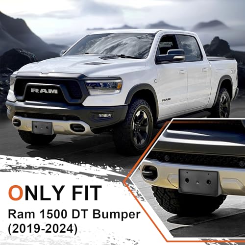 Front License Plate Frame for Ram 1500 DT 2019 2020 2021 2022 2023 2024 - size: For Ram 1500