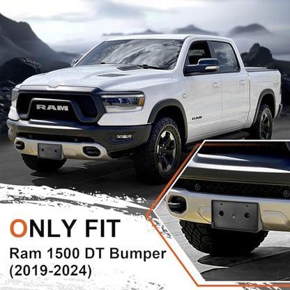 Front License Plate Frame for Ram 1500 DT 2019 2020 2021 2022 2023 2024 - size: For Ram 1500