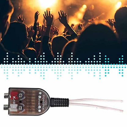 Speaker Level to Line Level Converter, ABS Car Stereo Hight to Low Converter, Adjustable Car Stereo Audio Converters, Transparent Impedance Converters for Cassette Player