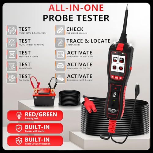 Electrical Tester for 6V-30V Cars, Short Circuit Breaker Finder Tool, Automotive Circuit Tester, Voltage Tester, P150 - style: P150