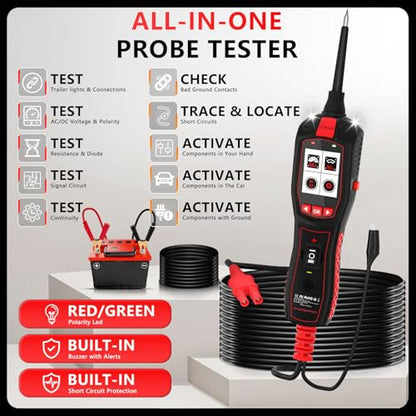 Electrical Tester for 6V-30V Cars, Short Circuit Breaker Finder Tool, Automotive Circuit Tester, Voltage Tester, P150 - style: P150