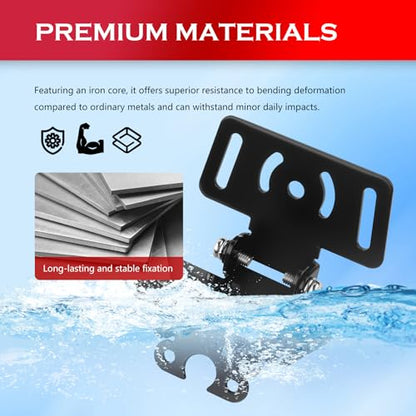Car Rear Camera Mount Kit,Sturdy Car Backup Camera Mount Rotates 180° for Fixing Cars Dash Cam & Rear View Cameras,Professional Rears Dash Cam Mounts for Windshield with Screws