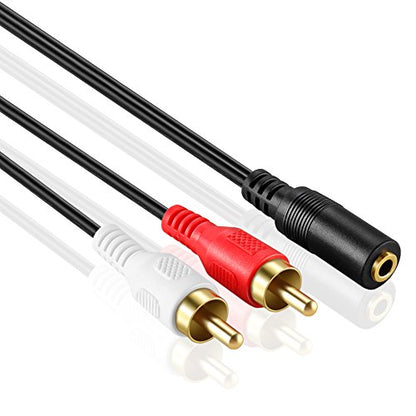 OBVIS 3.5mm to RCA Stereo Audio Cable Adapter