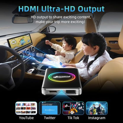 3 in1 CarPlay AI Box, Wireless CarPlay Adapter, 4GB+32GB