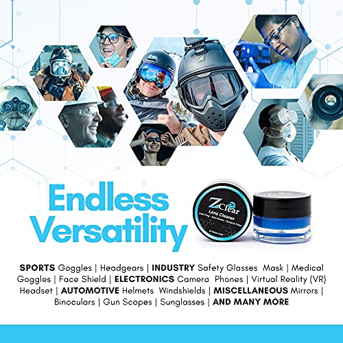 Z Clear Eyeglass Cleaner Paste — Streak-Free, 300+ Uses, Alcohol-Free
