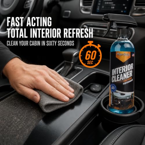 Magic Finish Interior Cleaning Spray (16 fl oz) – All-in-One Car Cleaner Spray for Seats, Dashboards & Consoles – Fast-Acting Car Cleaning Supplies for Rubber, Plastic, Carpet & Upholstery - size: 16 Fl Oz (Pack of 1)