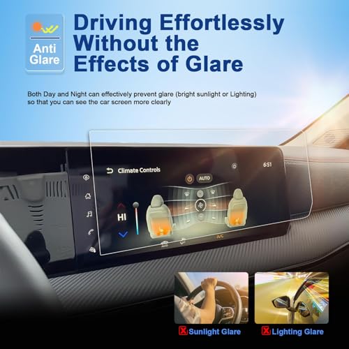 Anti-Glare Matte 2025-2026 Kicks Screen Protector, for Nissan Kicks (S/SV/SR) 12.3-inch Touchscreen, 9H Tempered Glass 2026 2025 Kicks Accessories HD&Anti-Fingerprint 12.3" - size: 2025+ Kicks 12.3In Matte (Navi)