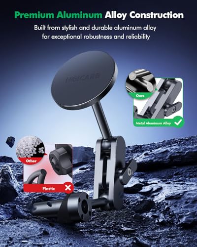 Mag-Safe Phone Mount for Tesla Model 3 2024 2025 – Exclusive Door-Install Magnetic Car Mount for iPhone 16/15/14/13/12, Accessories for Tesla Model 3 Highland - size: 2025-2024 Model 3 Highland, Driver's Side