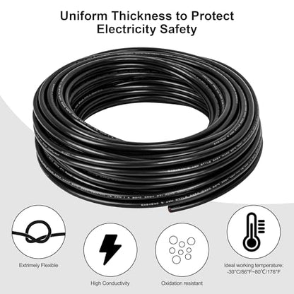 14 Gauge Wire 3 Conductor,14 AWG Electrical Wire Stranded PVC Cord Oxygen-Free Copper Cable,26FT 3 Core Pure Copper Flexible Cable Wire for LED Lamp Lighting Strips Automotive (14AWG-3C, 26FT)… - size: 26FT, style: 14AWG-3C