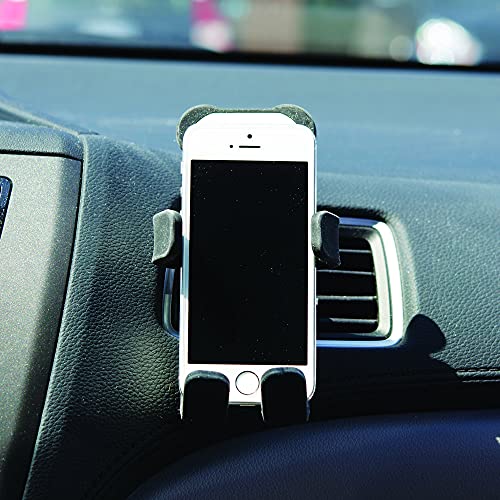 Alpena Hug Buddy Air Vent Universal Car Cell Phone Holder, Adjustable, Mount Compatible with iPhone, Samsung Galaxy, LG, Google, Nexus 5X, and Most Smartphones, Bamboo the Panda - color: Bamboo The Panda