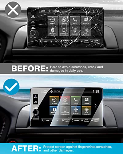 Karltys [Upgrade 2 Pack Screen Protector for 2025~2023 Honda Pilot/Acura Integra 9-Inch [No Glare & Fingerprint] Tempered Glass Honda Pilot Accessories - size: 9 Inch 2025~2023 Honda Pilot/Acura Integra