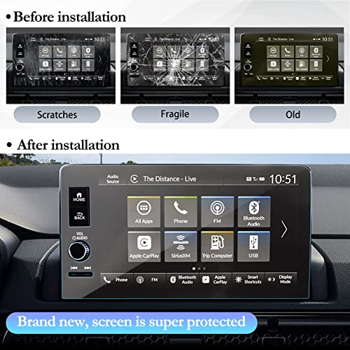 SKTU 9" Screen Protector for 2023-2026 Honda CRV(Hybrid)/2023-2026 Acura Integra Honda CRV 2026 2025 2024 Accessories [Tempered Glass, Ultra Clear] - color: 2023-2026 CR-V/Integra 9In Tempered