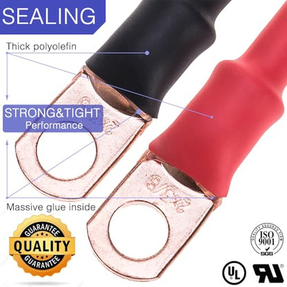 10 FT Diameter 3/4 Inch 3:1 Heat Shrink Tubing Dual Wall Adhesive Lined Marine Grade Electrical Cable Industrial Heat-Shrink Insulation Wrap Tube Black - color: Black, size: 19.1mm(3/4")-10FT