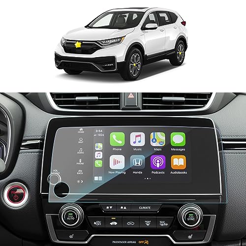 SKTU Screen Protector Foils for 2017-2022 CR-V CRV 7In Navigation Display Tempered Glass 9H Hardness HD Clear Honda LCD GPS Touch Screen Protective Film - color: 2017-2022 CR-V 7In Tempered
