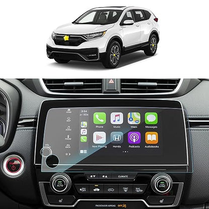 SKTU Screen Protector Foils for 2017-2022 CR-V CRV 7In Navigation Display Tempered Glass 9H Hardness HD Clear Honda LCD GPS Touch Screen Protective Film - color: 2017-2022 CR-V 7In Tempered