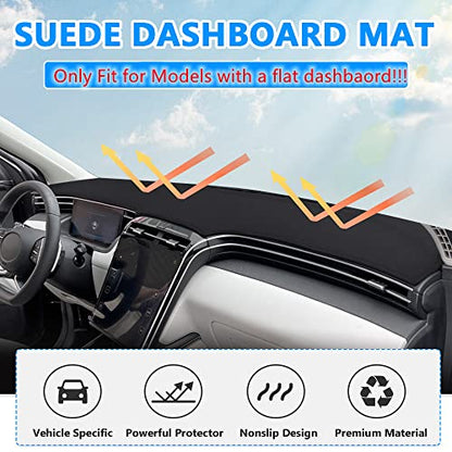 CARTIST Dashboard Cover for Hyundai Tucson 2022 2023 2024 Accessories Dash Cover for Tucson Non-Slip(Only Fit 10.25 inch Digital Cluster, not fit 4.2 inch) - size: Hyundai Tucson 2022-2024