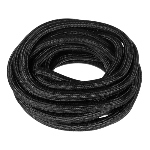 MECCANIXITY Split Sleeve Wire Loom 9/16" 25Ft Black Self Wrapping Braided Sleeve UL94-V2 Fireproof PET Sleeving for Automotive, Home Cable Management - color: Black, size: 9/16 Inch x 25Ft
