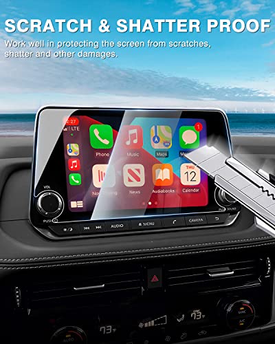 (2PCS 2Packs 2Pieces ) Screen Protector for 2021-2026 Nissan Rogue S SV /2019-2025 Nissan Altima 2.5 SR /2020-2025 Sentra 8 Inch [No Glare & Fingerprint] Tempered Glass Nissan Rogue S SV / Altima / Sentra Accessories - size: 8 Inch 2021-2025 Nissan Rogue