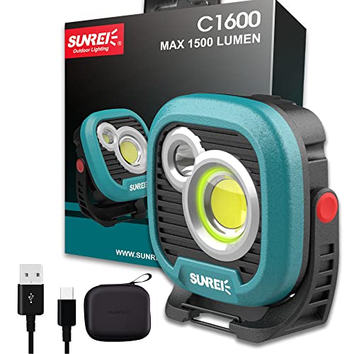 LED Rechargeable Magnetic Work Light SUNREI Mechanic Light - color: Blue, style: C1600