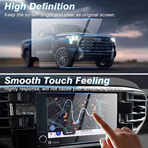 Karltys [Upgrade 2 Pack Screen Protector for 2022~2026 Toyota Tacoma / 2025-2026 Toyota 4Runner 8-Inch [No Glare & Fingerprint] Tempered Glass Toyota acoma Accessories - size: 8 Inch Toyota Tundra 2022~2025/Sequoia SR5