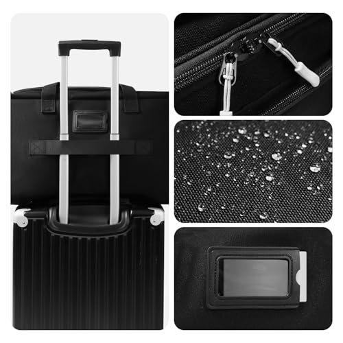 Large DJ Cable Organizer Bag, Padded Gig Bag with 8 Detachable Divider, Travel DJ Mixer Backpack for Musicians, Professional Multi-Pocket for 17" Laptop, Microphone, Cord, Headset & Music Accessories