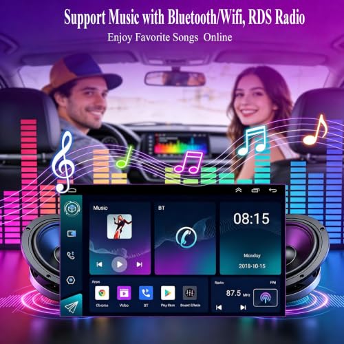 9 Inch Car Stereo Radio for Ford Edge 2010-2015 Built-in WiFi/Bluetooth/GPS 2014 2013 2012 2011 IPS Touch Screen Car Audio Receiver w/carplay/w/Android Auto Backup Camera 2G+32G for High Trim