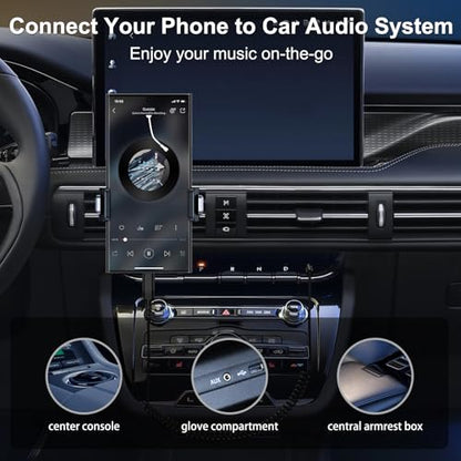 USB C to 3.5mm Aux Headphone Coiled Cable, Retractable Audio Jack Car Cord - color: Black-3