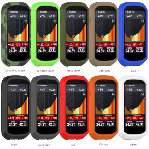 Portable Electronic Device Cover for Garmin Edge 1050, Silicone Protective Case with Anti-Slip Design (Light Gray) - color: Light Gray