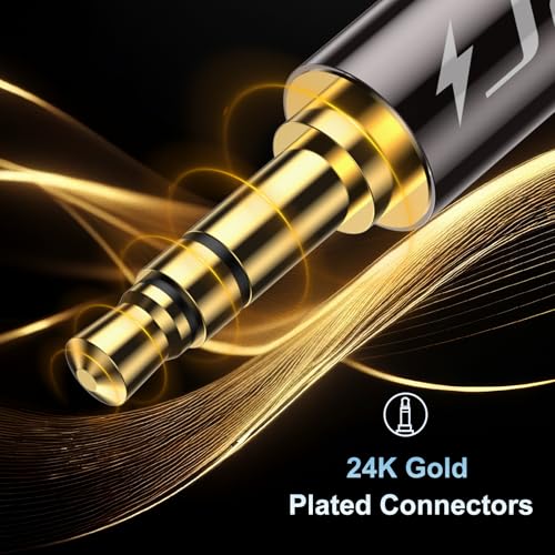 J&D 3.5mm Male to Female AUX Extension Cable, TRS Stereo Audio Cord, 9 ft - size: 9 Feet