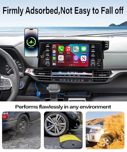 Car Phone Mount for Toyota Sienna 2021-2024 9" Screen Accessories - size: fit for 2021-2024 Toyota Sienna(9 Inch Screen)