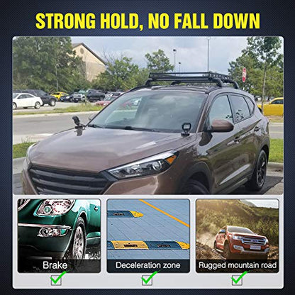 Nilight 2PC 4Inch Triple Row Lights 60W Flood Spot Combo 6000LM Bar Driving Boat Led Off Road Trucks with 2PC Magnetic Base LED Light Bar Mounting Brackets Switch Wiring Harness Kit, 2 Years Warranty - color: Led Pods +Magnetic Base +Wiring Harness
