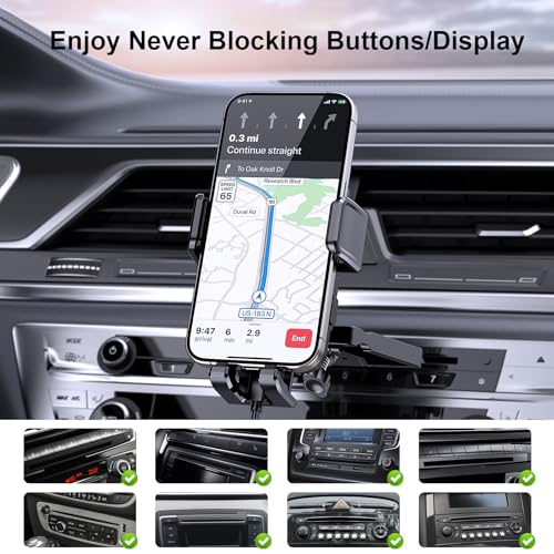 Wireless Car Charger, 15W Fast Charging Auto Clamping Car Mount Charger - style: CD Slot Mount