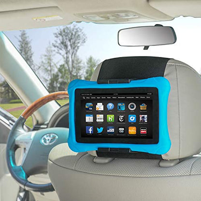 TFY Car Headrest Mount Holder for 10" Fire Tablets for Car Universal Swivel - style: swivel