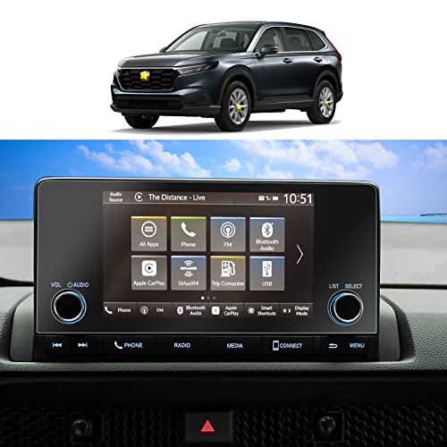 SKTU 2Pack Screen Protector for 2023-2025 Honda CR-V 7 Inch Navigation 2024 2025 CRV Accessories High Clarity, Anti-Scratch Screen Protective Film - color: 2023-2025 CR-V 7In Nano